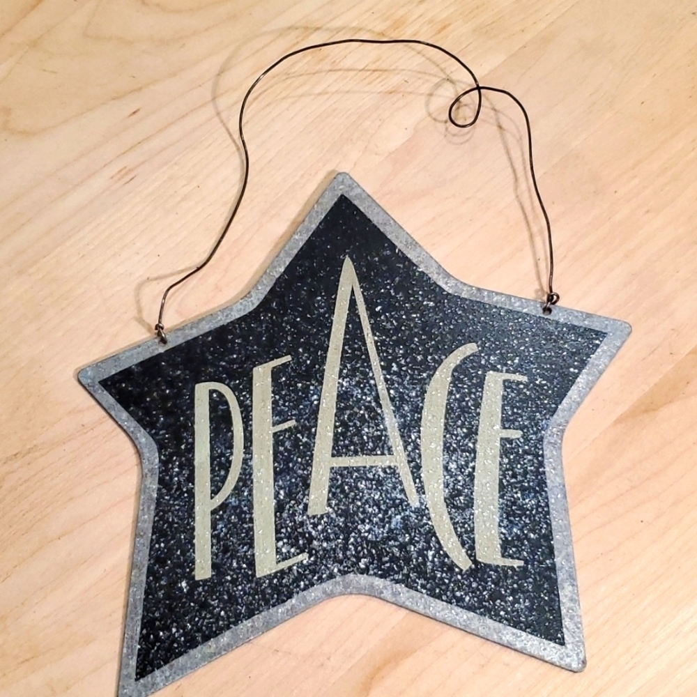 ✨️ NWOT PEACE TIN STAR